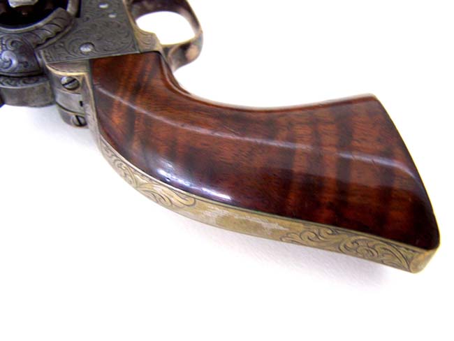 A Fine Cased Gustave Young Engraved Colt Model 1851 Navy Revolver — image 5